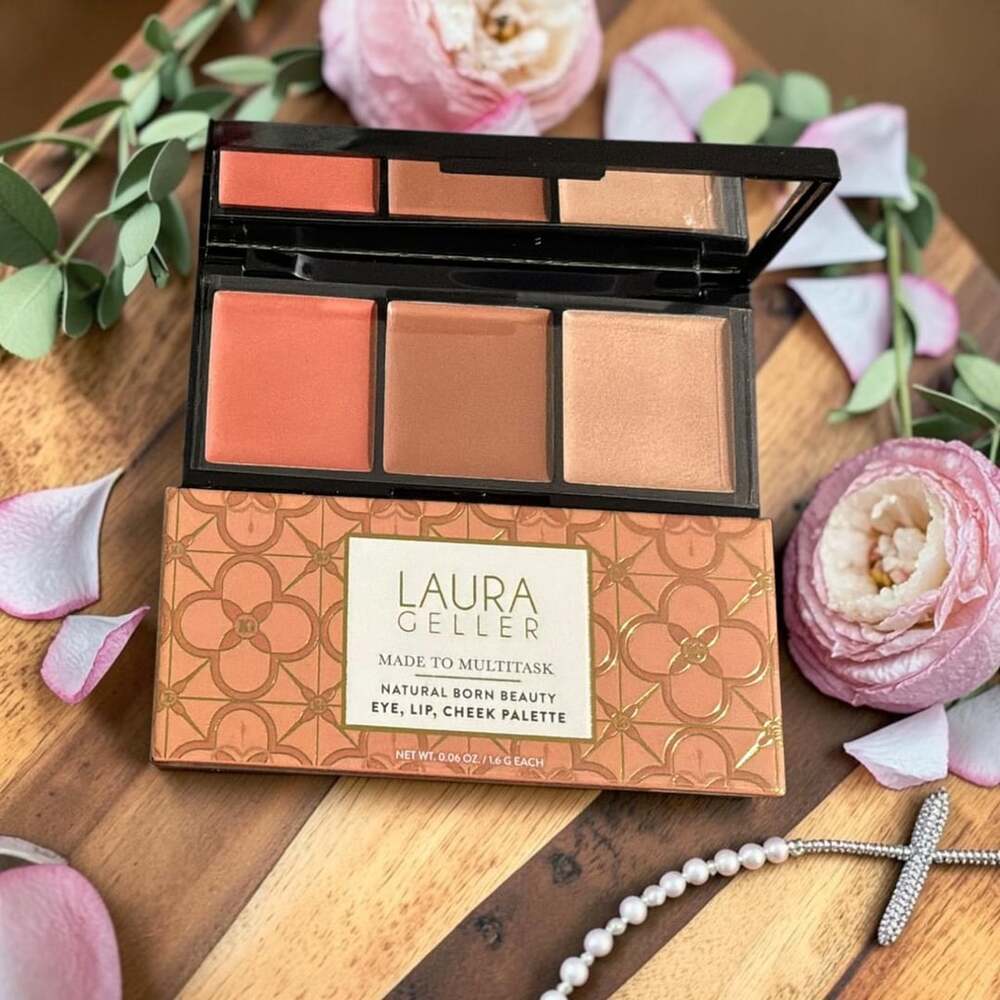 Laura Geller Made To Multitask Eye Lip Cheek Palette Natural Born Beauty